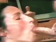 Slut wife loves sucking and licking hard cock
